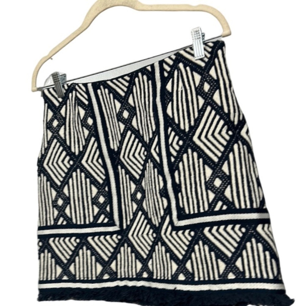 Rodebjer Deep Navy Setia Printed Mini Skirt Size Medium